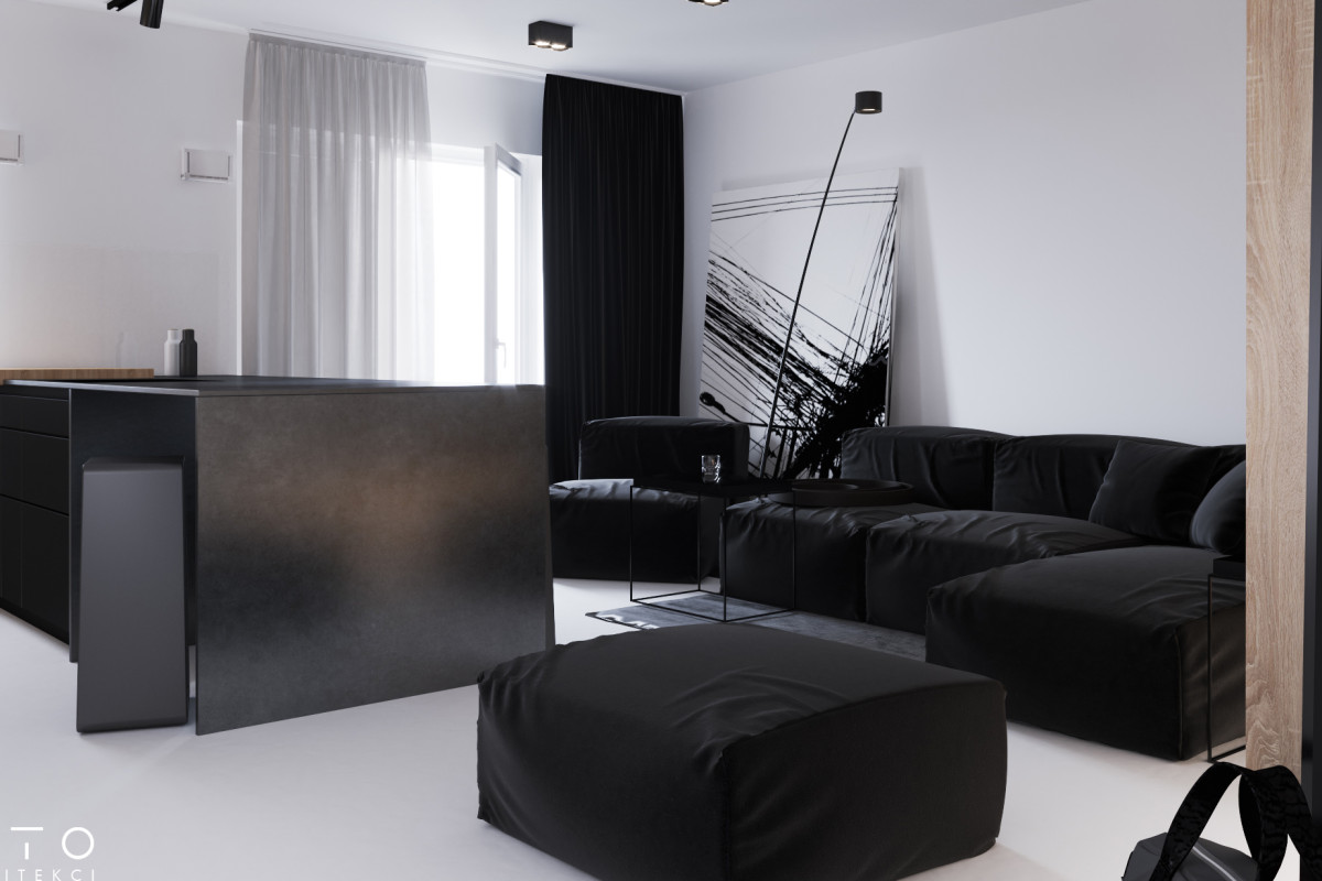 Minimalistyczne mieszkanie 55 m² Warszawa